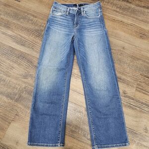 Hudson Stella Midrise Crop Straight Jeans, Size 25, Great Condition
